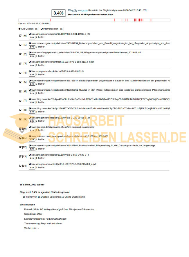 hausarbeit plagiatpruefung beispiel