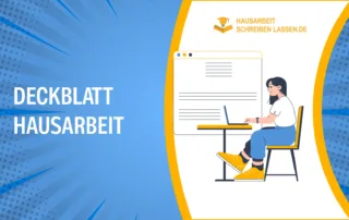Deckblatt Hausarbeit