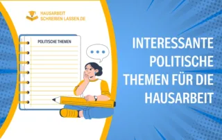 interessante politische Themen Hausarbeit