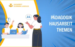 Pädagogik Hausarbeit Themen