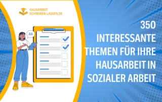 Soziale Arbeit Hausarbeit Themen