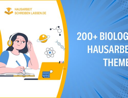 200+ Biologie Hausarbeit Themen