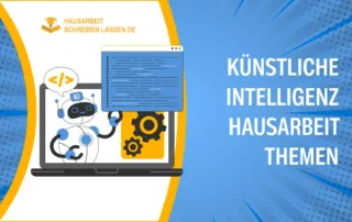 175+ Künstliche Intelligenz Hausarbeit Themen + Tipps