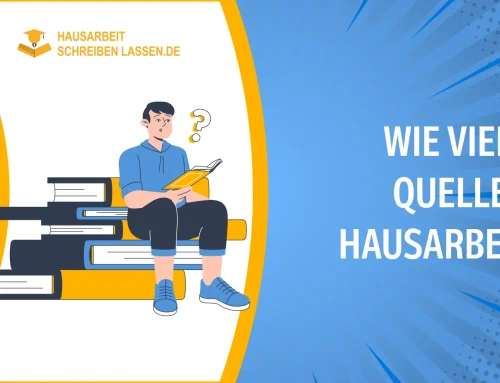 Wie viele Quellen für eine Hausarbeit?